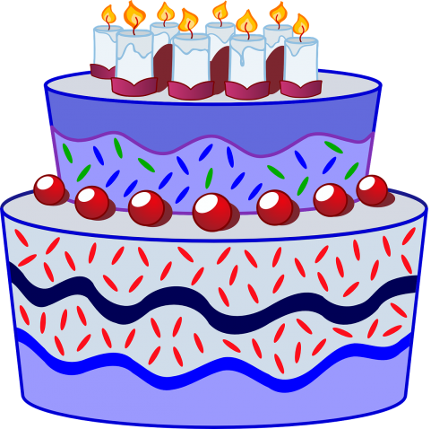 cake birthday candles