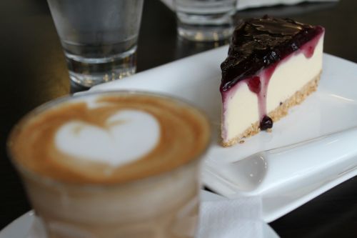 cake coffee latte macchiato