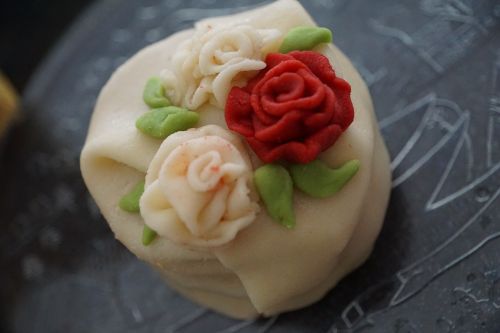 cake marzipan rose