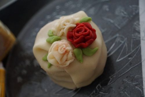 cake marzipan rose