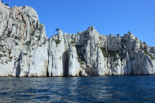 calanques of cassis cliff south france
