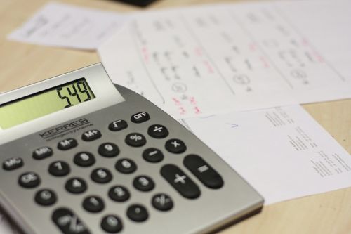 calculator table bill