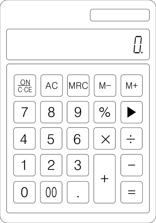 calculator  calculation  accounting