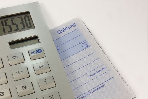 calculator pay receipt
