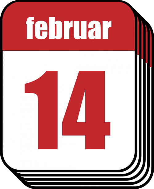 calendar february valentine