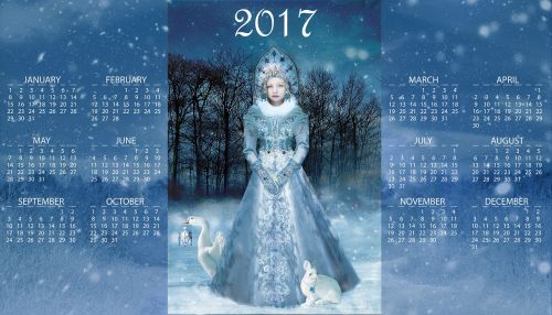 calendar time 2017
