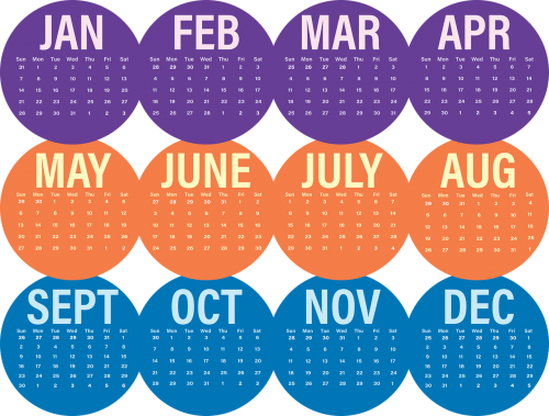 calendar business 2018
