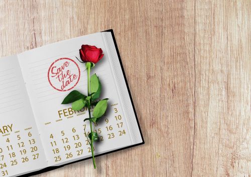 calendar rose book