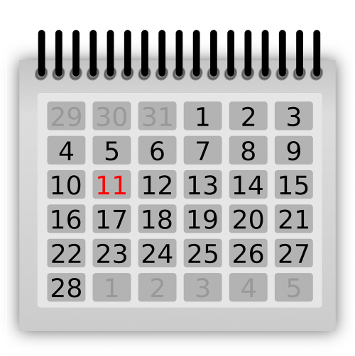 calendar february eleven