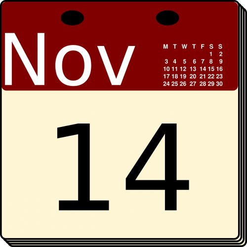 calendar november date