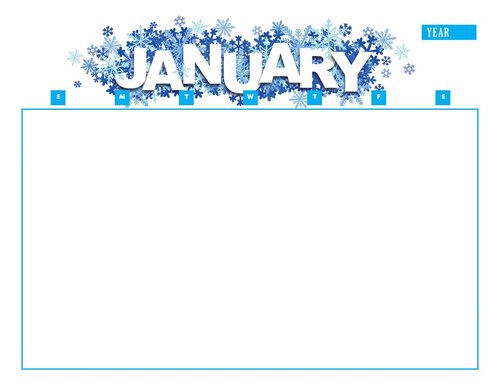 calendar  january  year