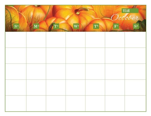 calendar  calendar template  october