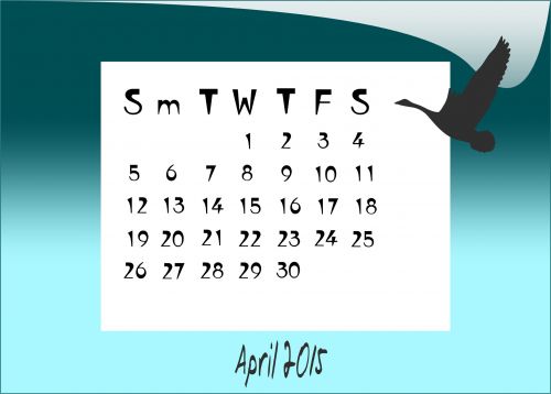 Calendar April 2015