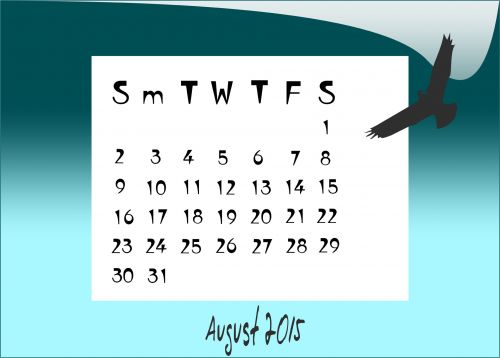 Calendar August 2015