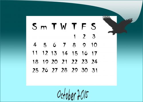 Calendar October 2015