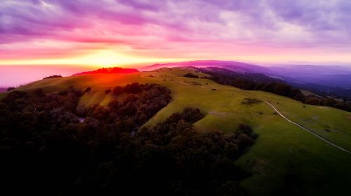 california landscape sky