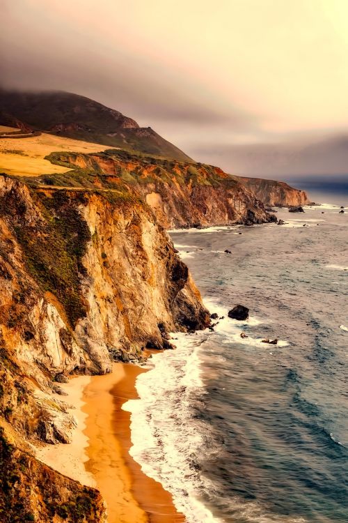 california landscape sea