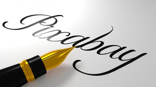 calligraphy beautiful scripture pixabay