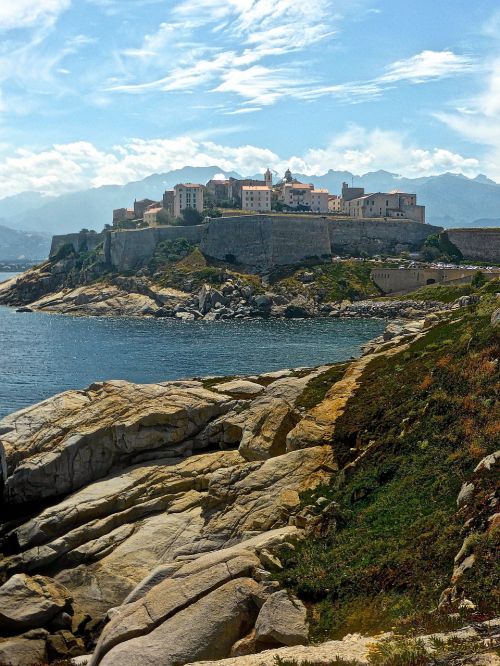 calvi citadel seascape