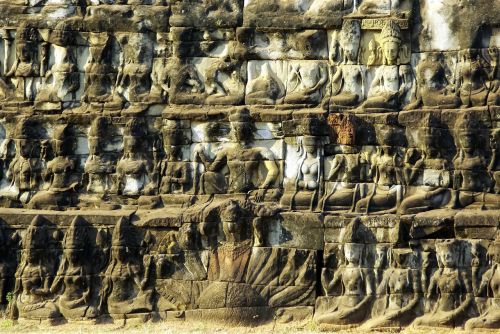 cambodia angkor bas-relief