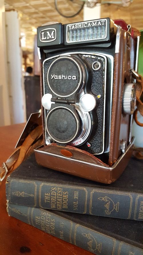 camera vintage books