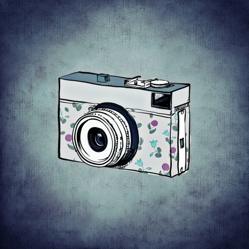 camera retro retro look