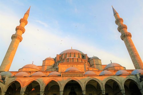 cami  minaret  istanbul