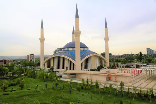 cami  minaret  dome