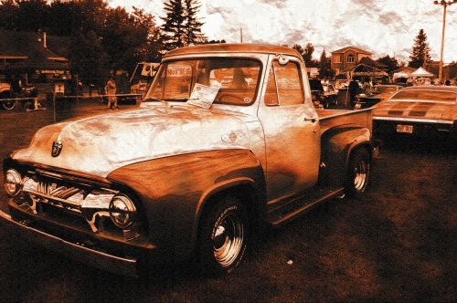 Stylized Vintage Truck # 1