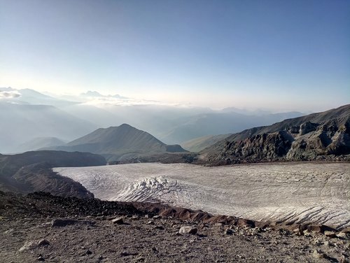 camp  glacier  georgia