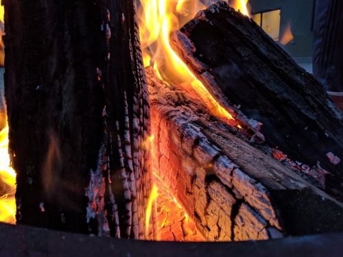 camp fire flames bonfire