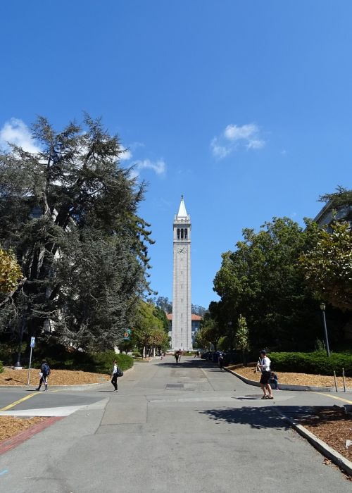campanile sather tower university