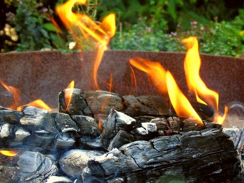 campfire  flame  cozy
