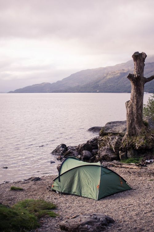 camping scotland lake