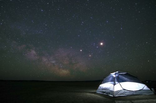 camping constellation cosmos