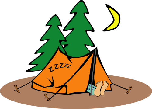 camping humor tent