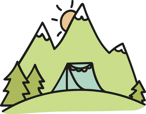 camping  tent  fir