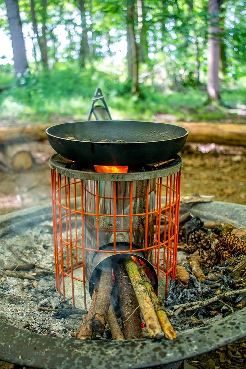 camping  fire  campfire