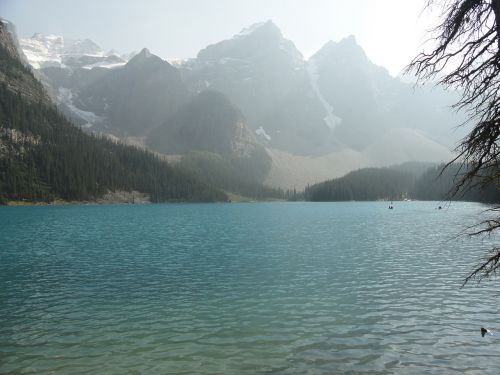 canada mountains lake