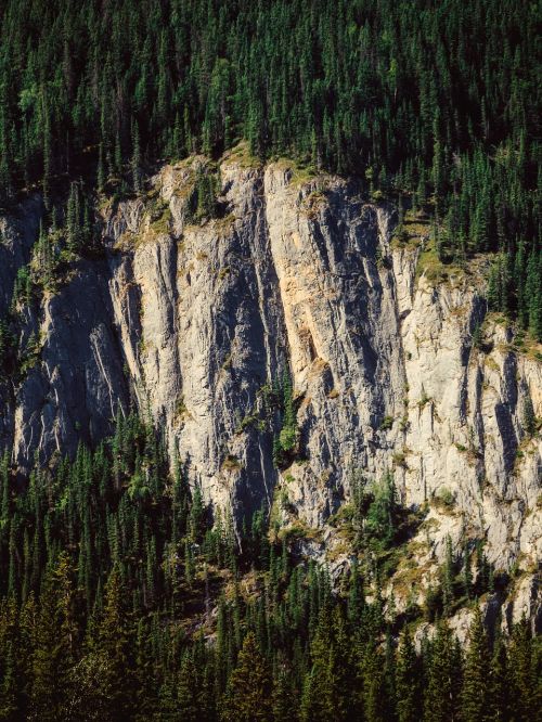 canada mountain cliff