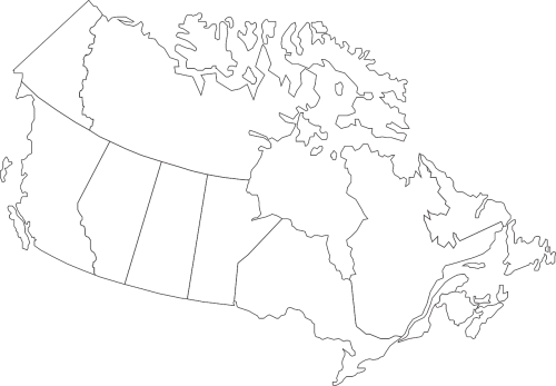canada map geography