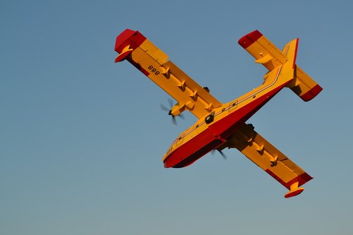 canadair firefighting plane  croatia  dalmatia
