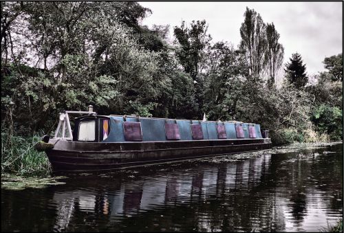 canal barge water