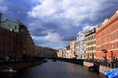 canal buildings city