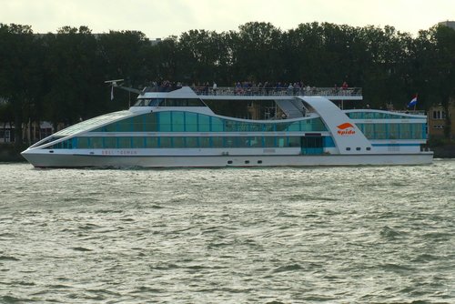 canal boat  spido  rotterdam