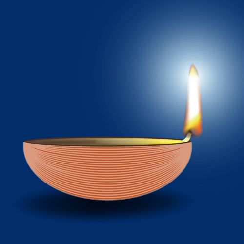 candle diwali diya