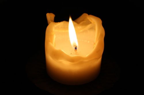 candle mourning candlelight