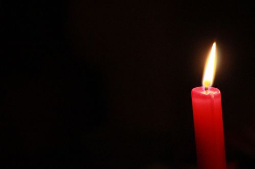 candle red flame