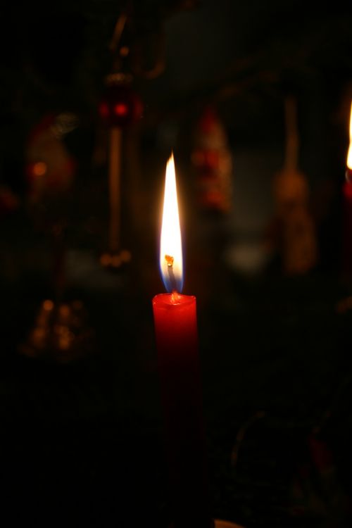 candle christmas hope