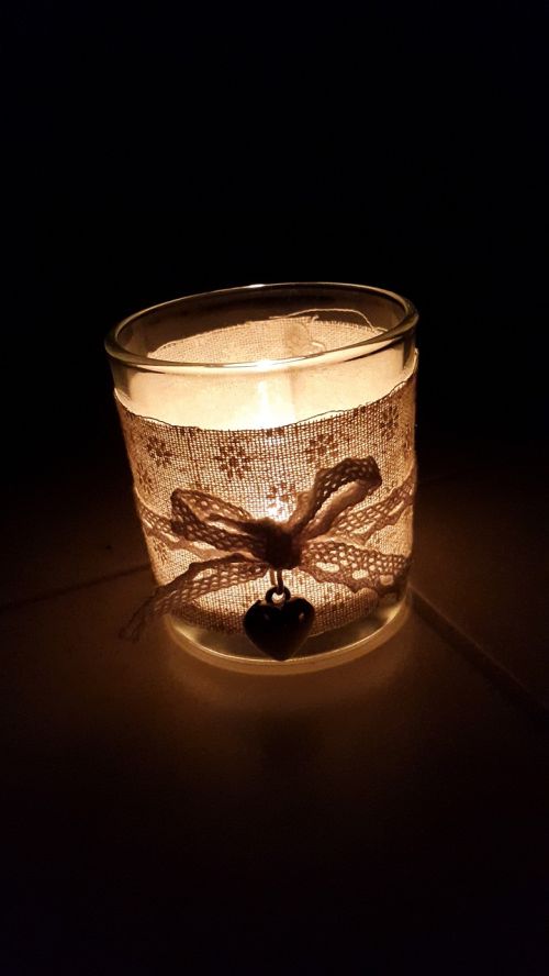 candle black decor